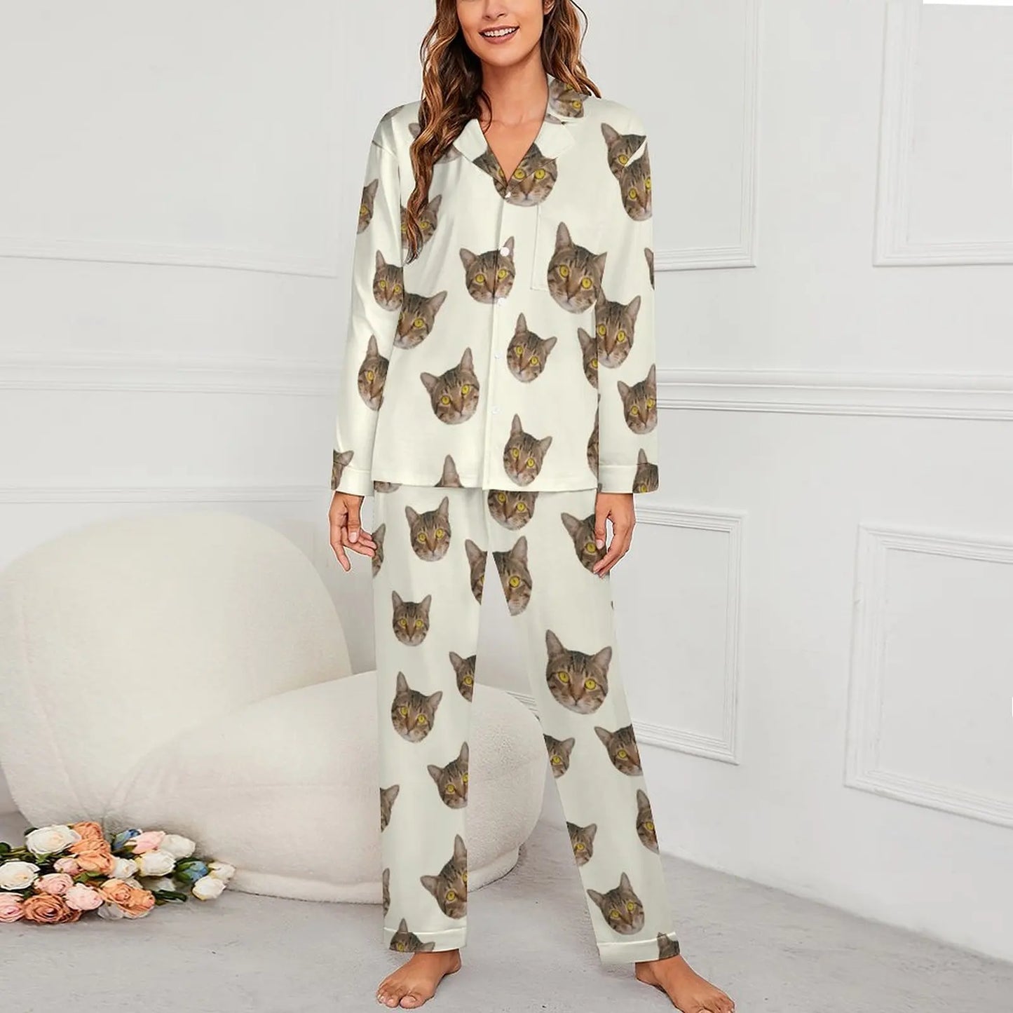 Personalized photo ladies pajama set