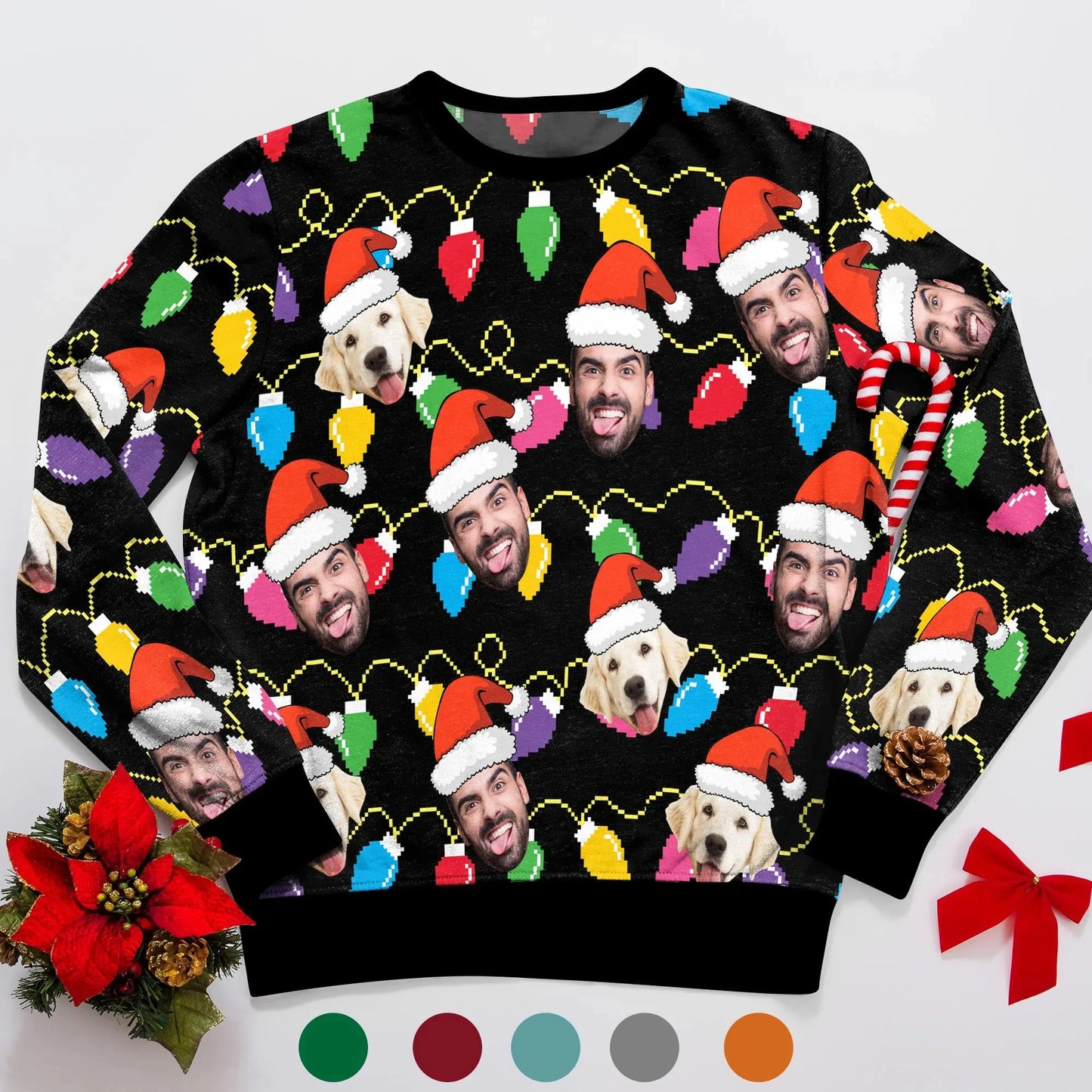 Custom Photo Ugly Christmas Sweater