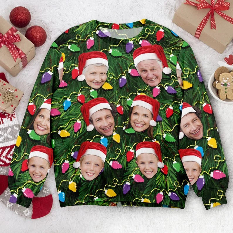 Customize photo  Christmas Sweater