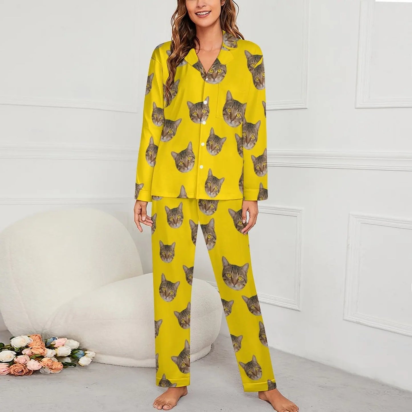 Personalized photo ladies pajama set