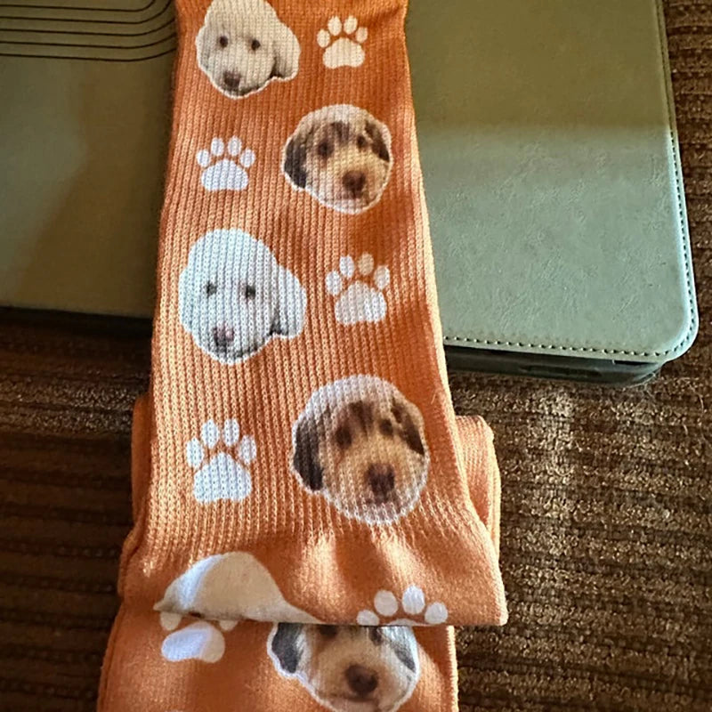 Custom Dog or Cat Photo Socks