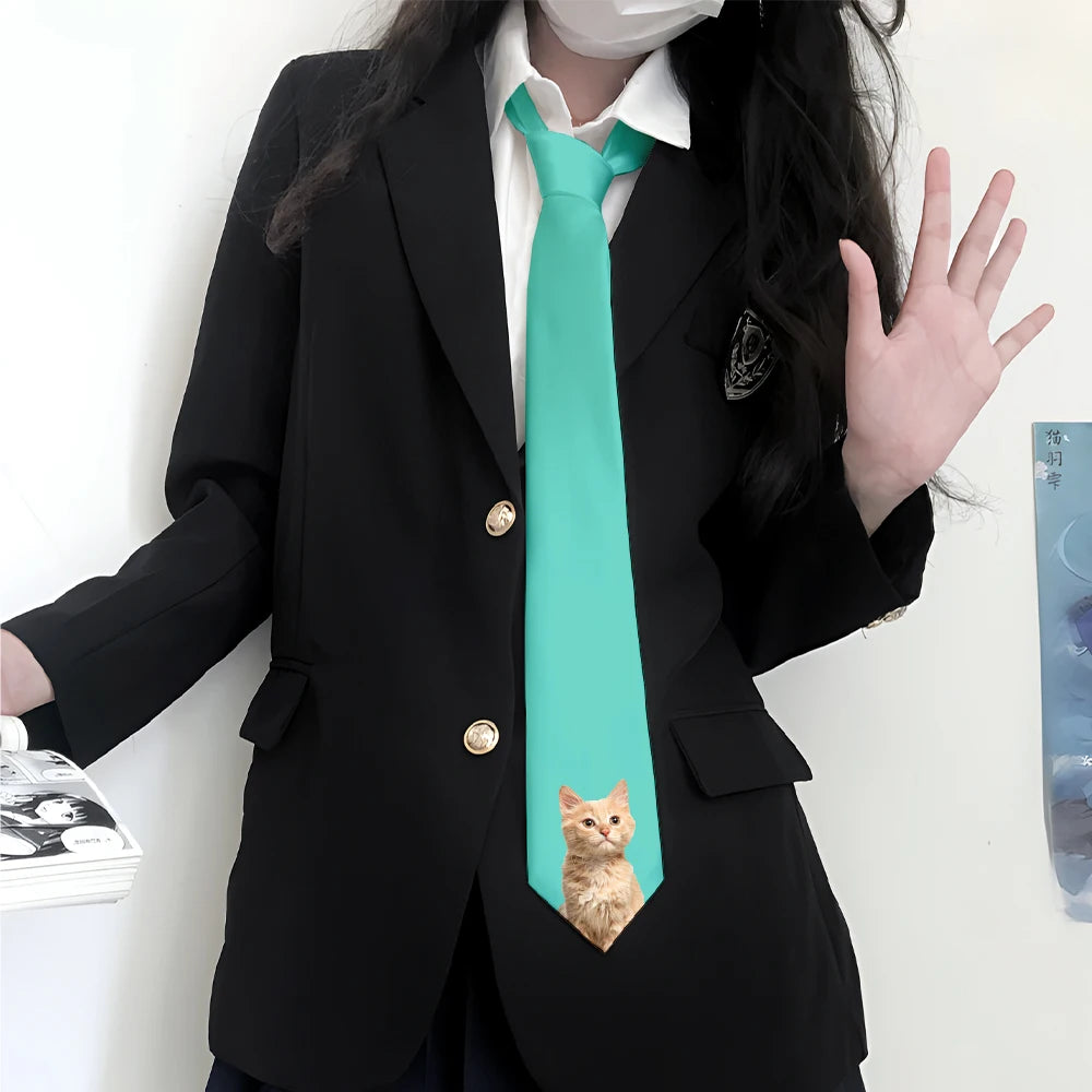 Customized pet photo on tie