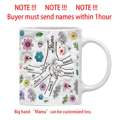 Personalized Mom & Kids Name Mug