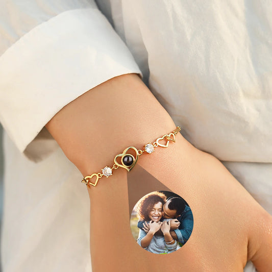 Personalized Photo Projection Bracelet