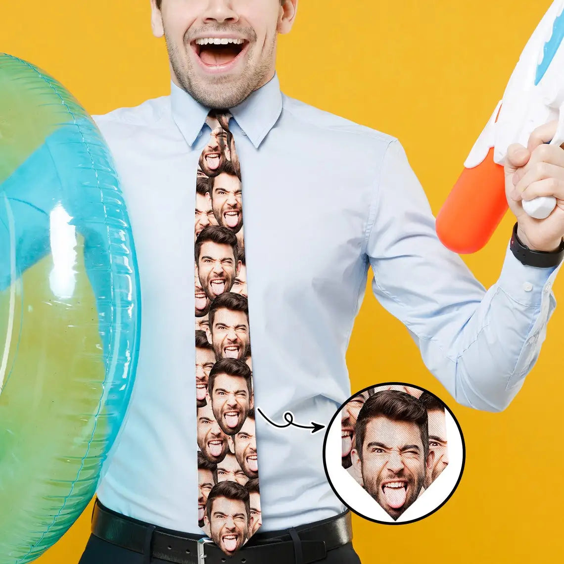 Personalized Photo All Over Necktie