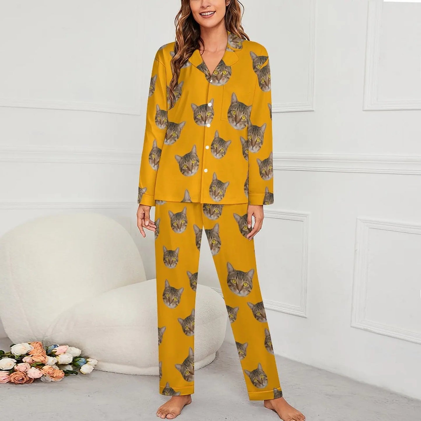 Personalized photo ladies pajama set