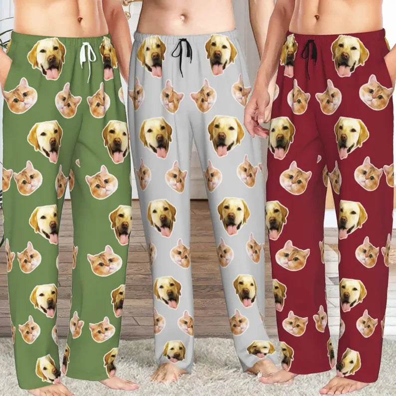 Custom Pajama Pants With Face
