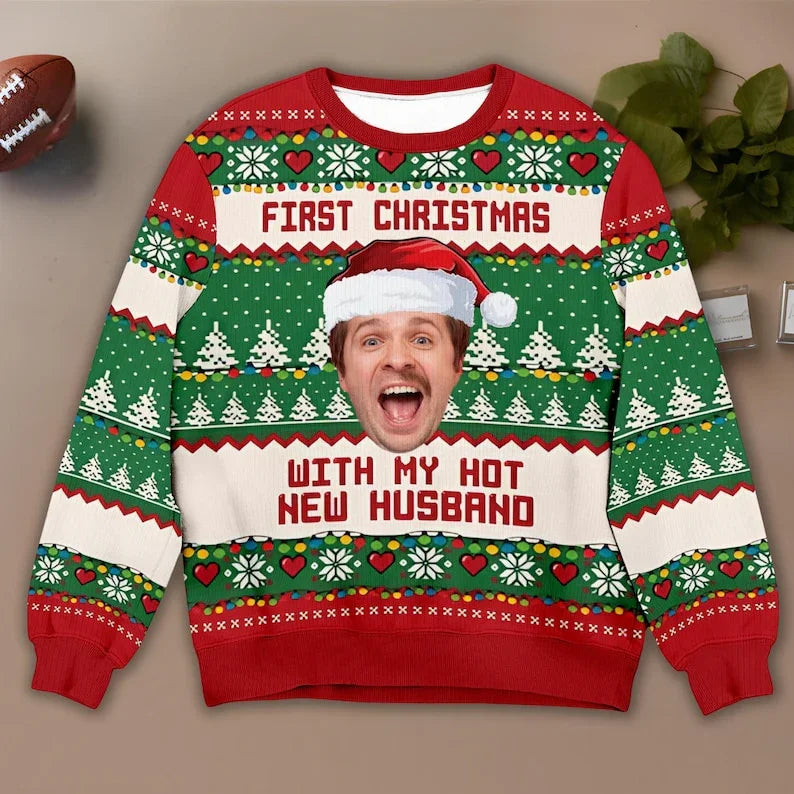 Custom Photo Ugly Christmas Sweater