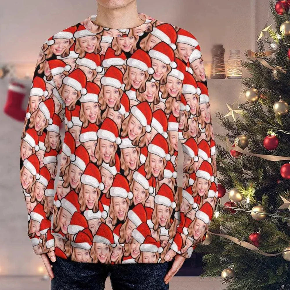 Custom Photo Ugly Christmas Sweater