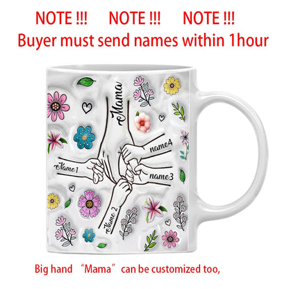 Personalized Mom & Kids Name Mug
