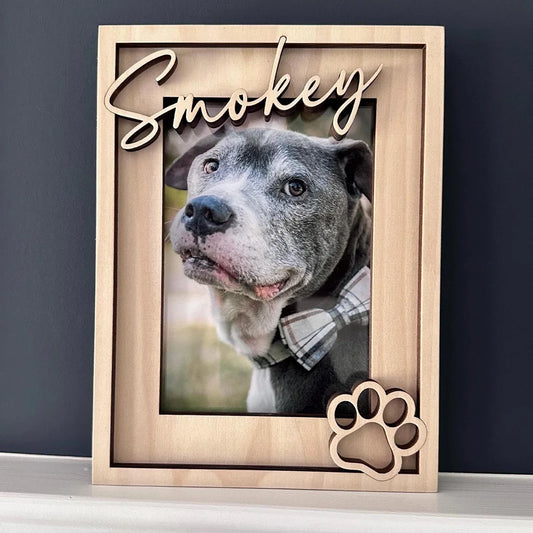 Personalized Wooden Pet photo frame