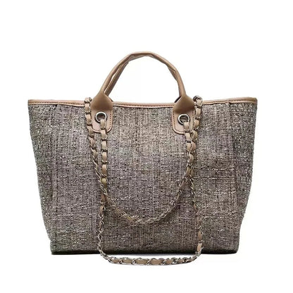 Custom Monogram Name Canvas Tote Bag