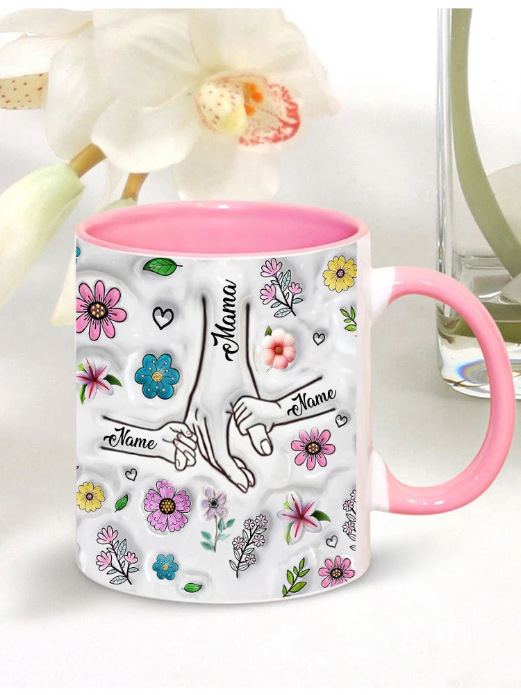 Personalized Mom & Kids Name Mug