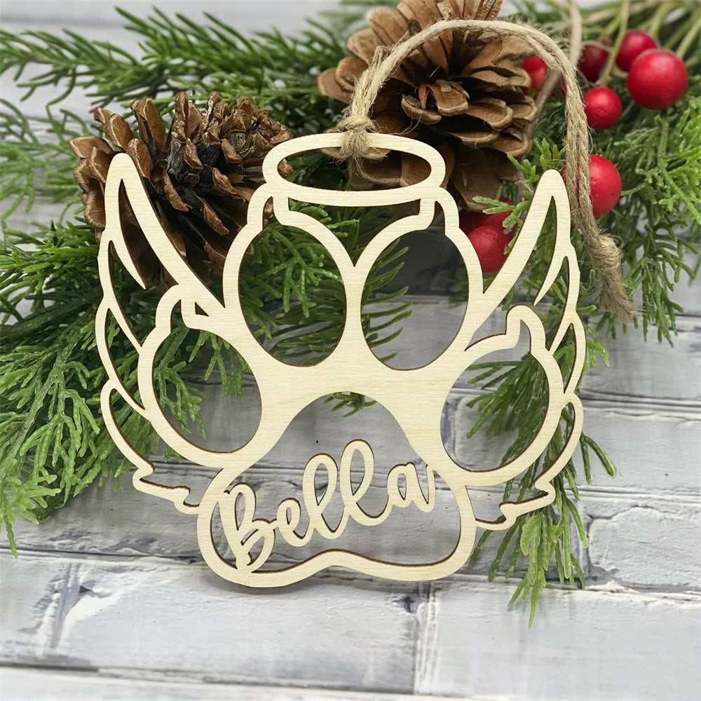 Personalized Christmas Pet Name Ornament