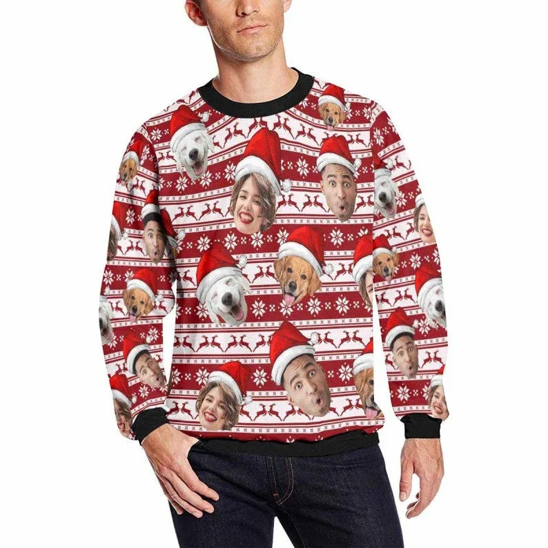 Customize photo  Christmas Sweater