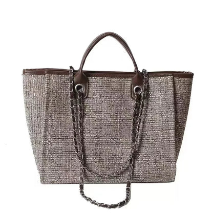 Custom Monogram Name Canvas Tote Bag