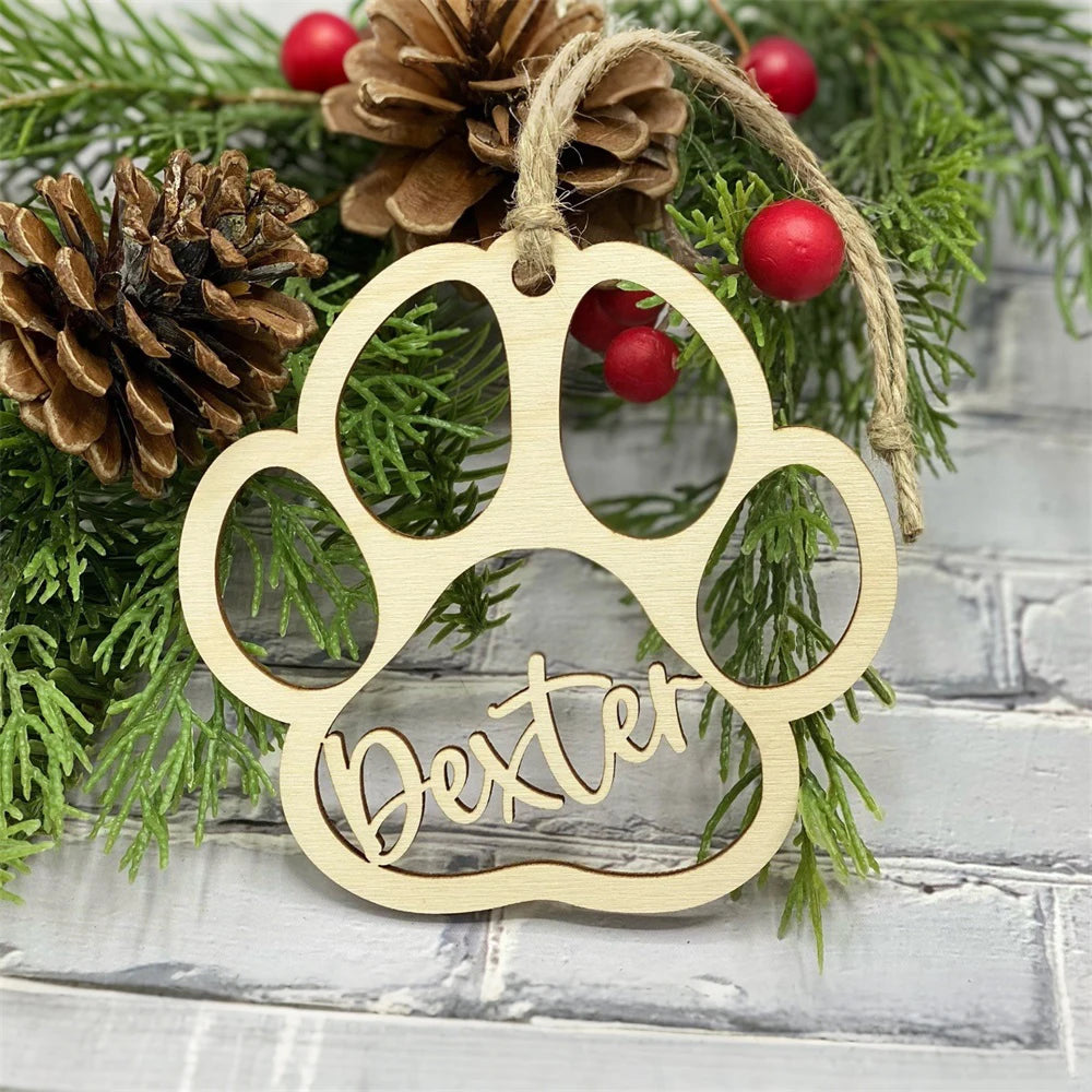 Personalized Christmas Pet Name Ornament