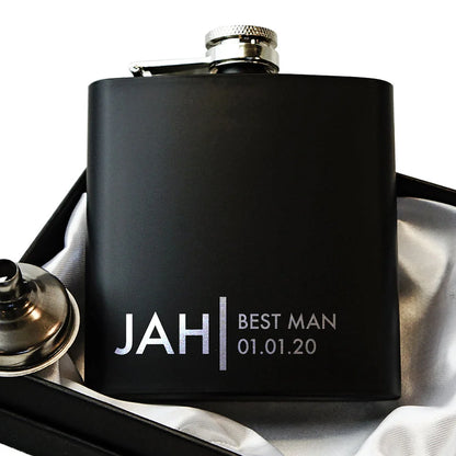 Personalized Name Hip Flask Set