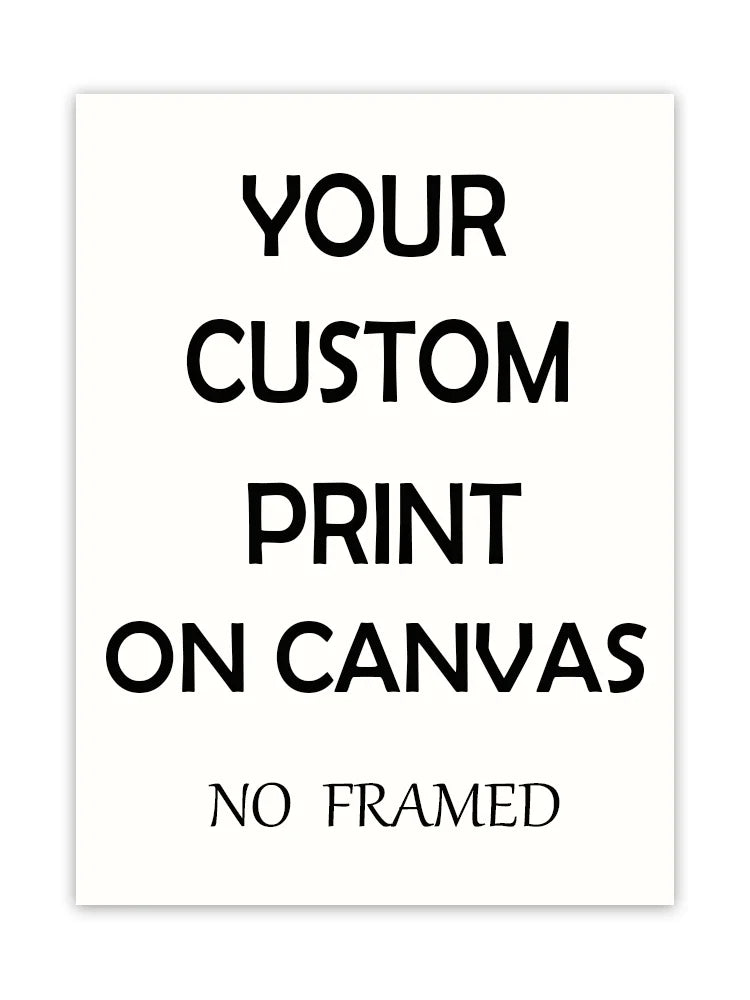 Custom Pet Photo Christmas Poster