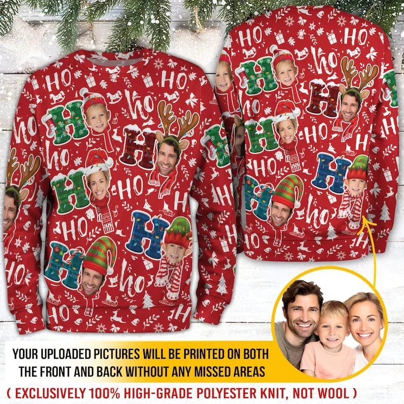 Customize photo  Christmas Sweater