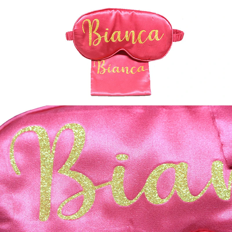 Personalized Silk Eye Mask set
