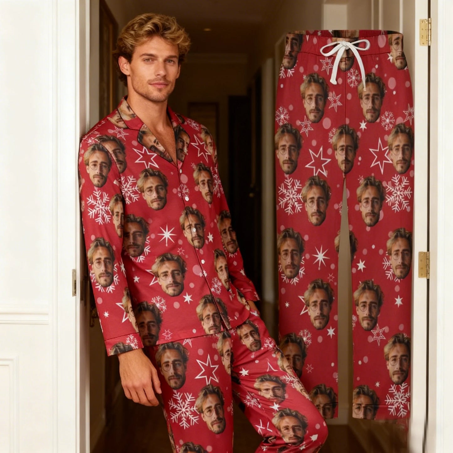Custom Face Photo Pajama Set