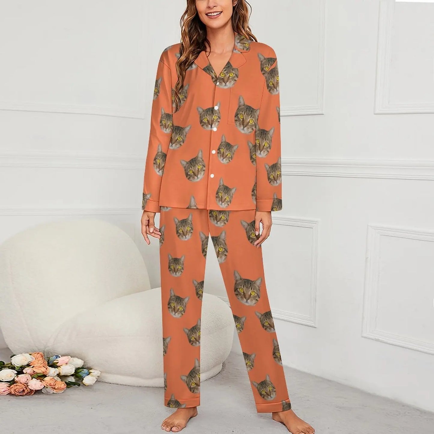 Personalized photo ladies pajama set