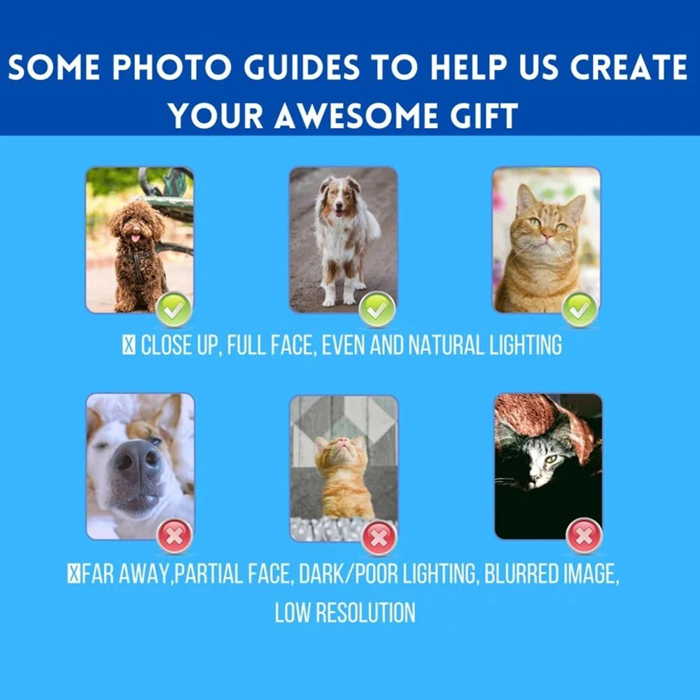 Customized pet photo on tie