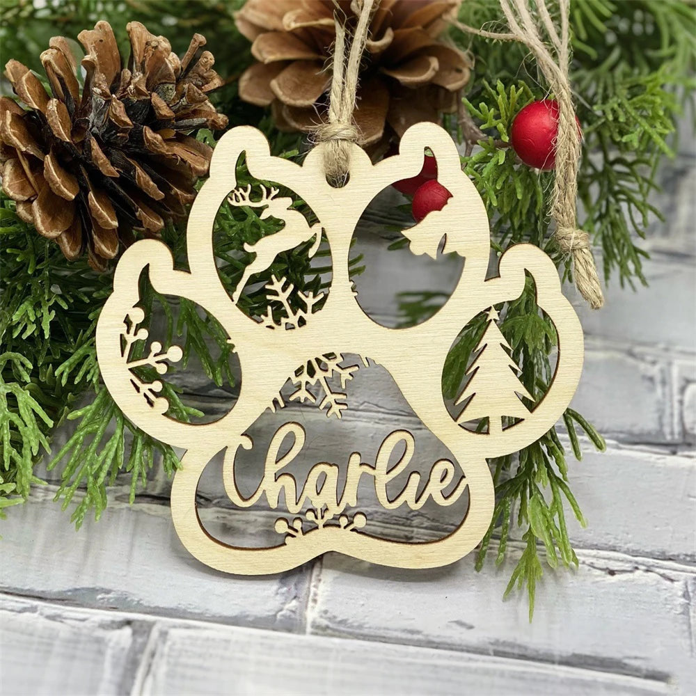 Personalized Christmas Pet Name Ornament