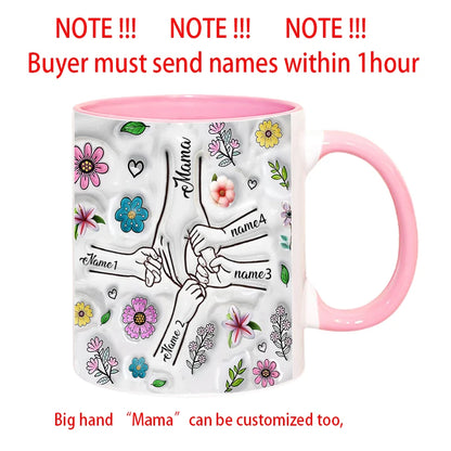 Personalized Mom & Kids Name Mug