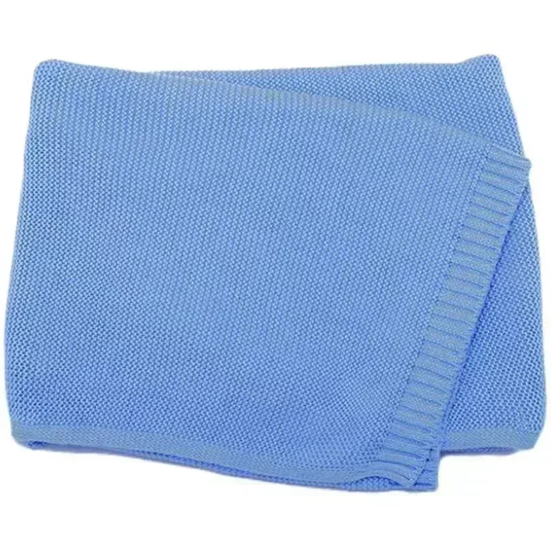 Personalized Name Baby Blanket Embroidered Name Knit
