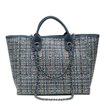 Custom Monogram Name Canvas Tote Bag