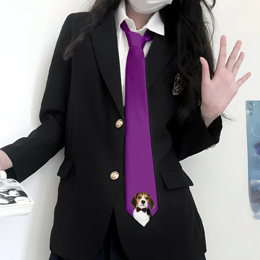 Customized pet photo on tie