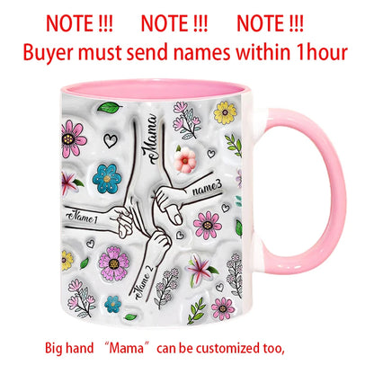 Personalized Mom & Kids Name Mug