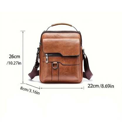Customizable Genuine Leather Crossbody Bag