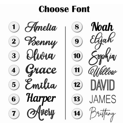 Personalized Wooden Name Sign