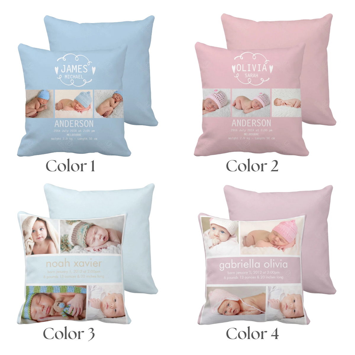Custom  Photo Baby Pillow Case