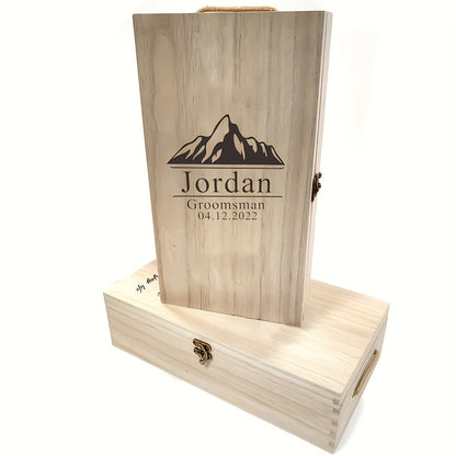Personalized Elegant 2-Bottle Wine Gift Set