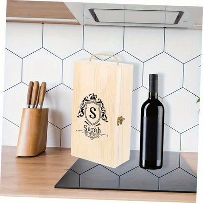 Personalized Elegant 2-Bottle Wine Gift Set