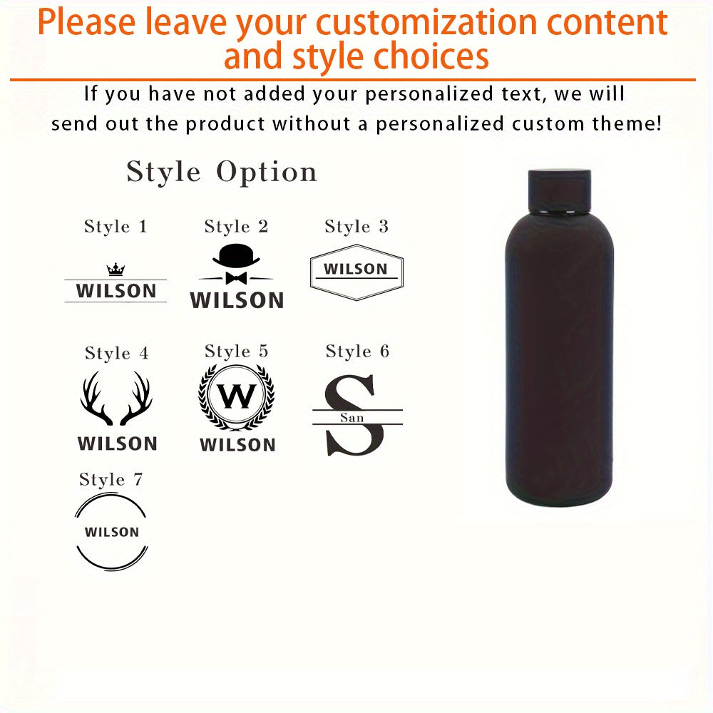 Personalized Stainless Steel Insulated Water Bottle