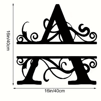 Personalized Metal Name Sign Wall Art - Custom Lettered