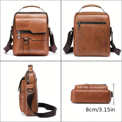 Customizable Genuine Leather Crossbody Bag