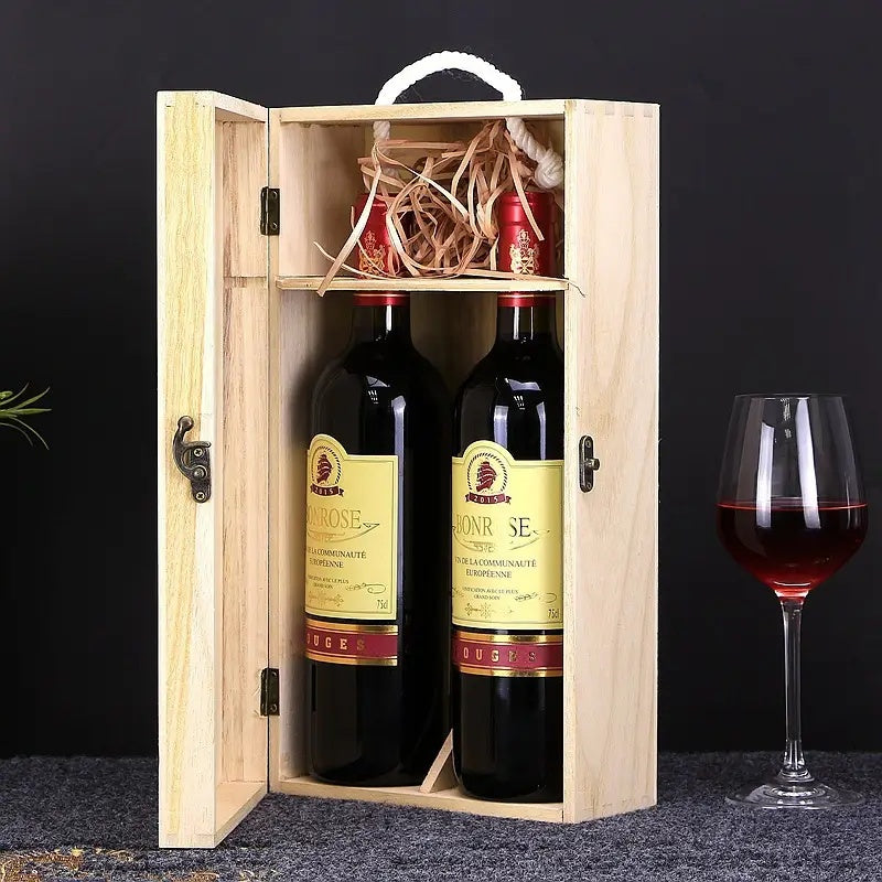Personalized Elegant 2-Bottle Wine Gift Set