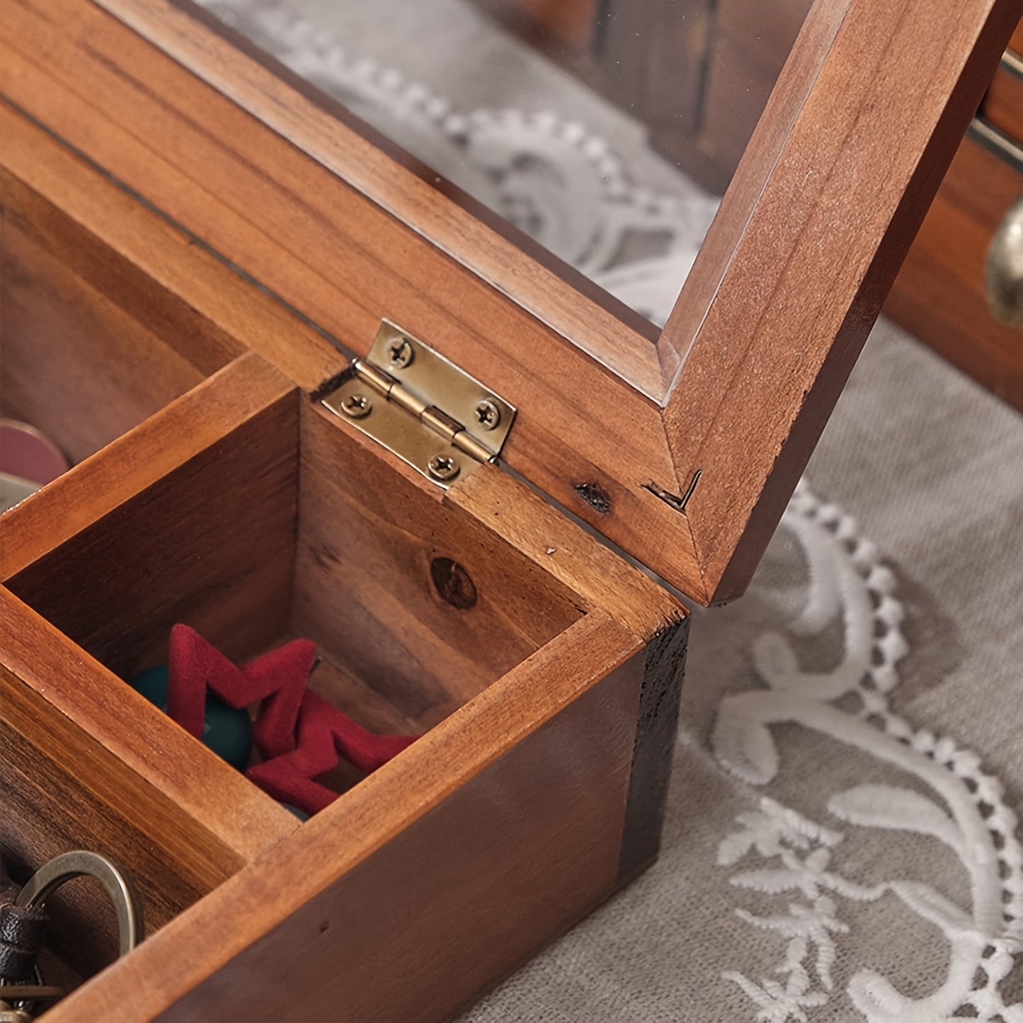 Personalized Wooden Jewelry Box Organizer