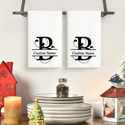Personalized Name Kitchen Towels - 2pcs