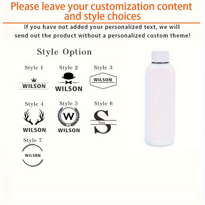 Personalized Stainless Steel Insulated Water Bottle